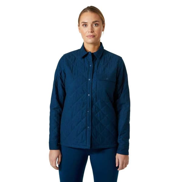 Helly Hansen Isfjord Insulated Skjorta Med Långa ärmar Blå M Kvinna