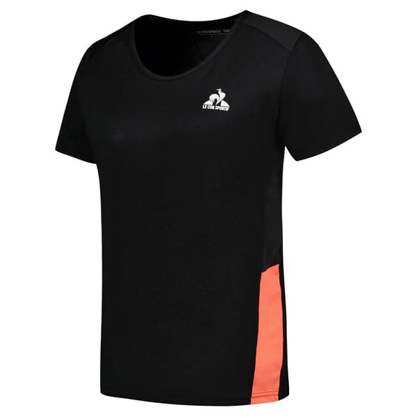 Le Coq Sportif Training N°1 T-shirt Med Korte ærmer Sort S Kvinde