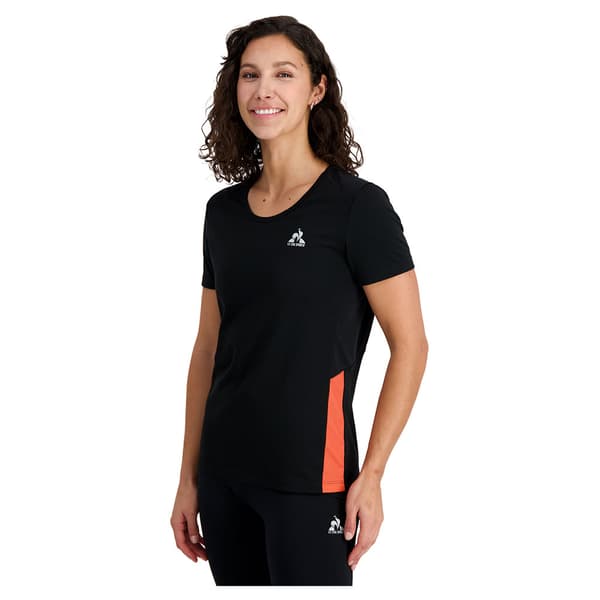 Le Coq Sportif Training N°1 T-shirt Med Korte ærmer Sort S Kvinde