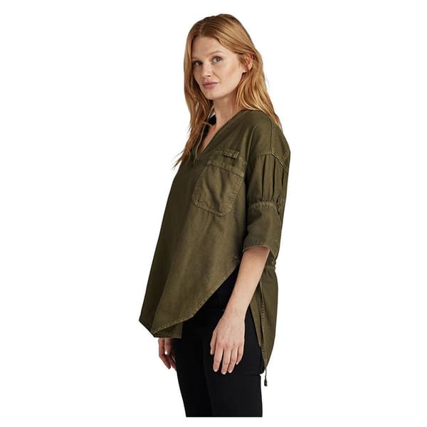 G-star Woven Tunic Kortärmad Skjorta Grönt S Kvinna