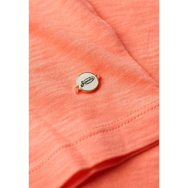 Superdry Lace ärmlös T-shirt Orange S Kvinna