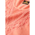 Miniatyrbild 6 av 6: Superdry Lace ärmlös T-shirt Orange S Kvinna