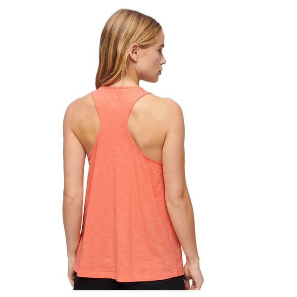 Superdry Lace ärmlös T-shirt Orange S Kvinna