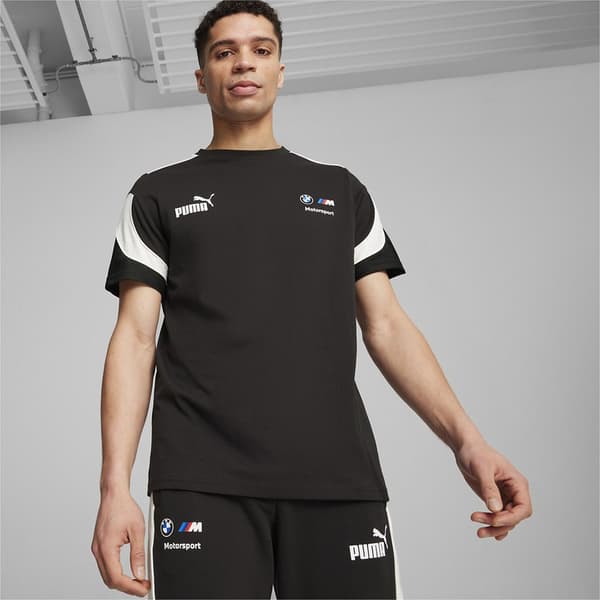 Puma Bmw Mt7+ T-shirt Med Korta ärmar Svart M Man