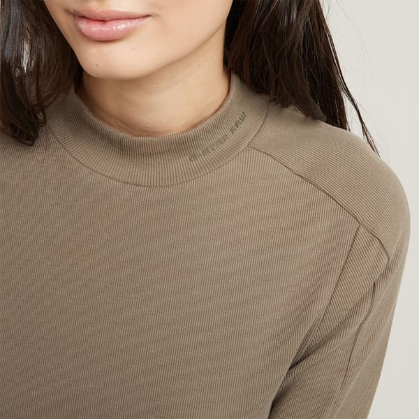 G-star D25033-d850 T-shirt Med Lange ærmer Brun M Kvinde