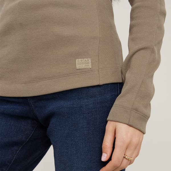 G-star D25033-d850 T-shirt Med Lange ærmer Brun M Kvinde