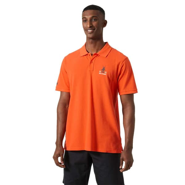 Helly Hansen Koster Kortærmet Polo Orange L Mand