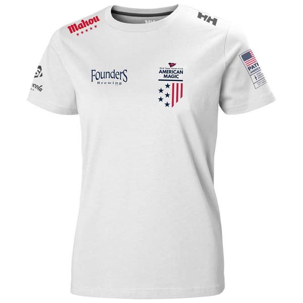 Helly Hansen American Magic T-shirt Med Korta ärmar Vit XS Kvinna