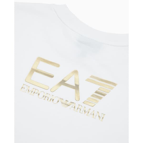 Ea7 Emporio Armani 6dbt61_bjffz T-shirt Med Korta ärmar Vit 8 Years Pojke