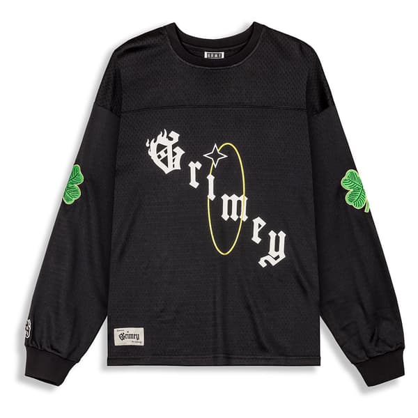 Grimey Saoirse Mesh T-shirt Med Lång ärm Svart M Man