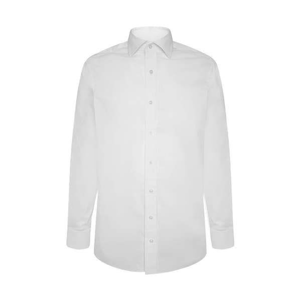 Hackett Stretch Pop Bc Skjorte Med Lange ærmer Hvid M-L Mand
