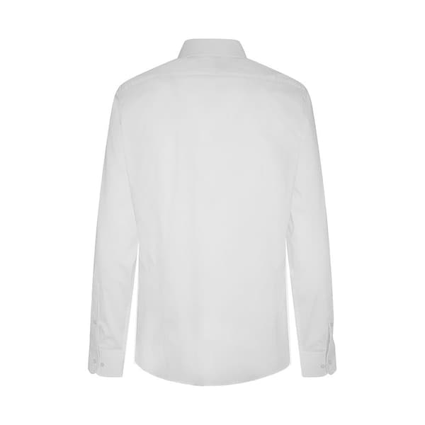 Hackett Stretch Pop Bc Skjorte Med Lange ærmer Hvid M-L Mand