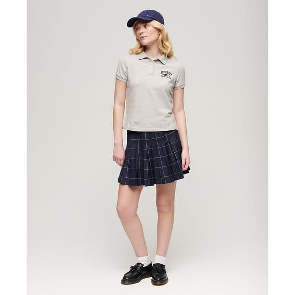 Superdry 90s Fitted Kortärmad Polotröja Beige XS Kvinna