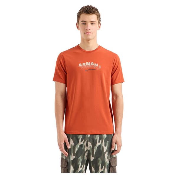 Armani Exchange 6dzthv-zje6z T-shirt Med Korte ærmer Orange S Mand