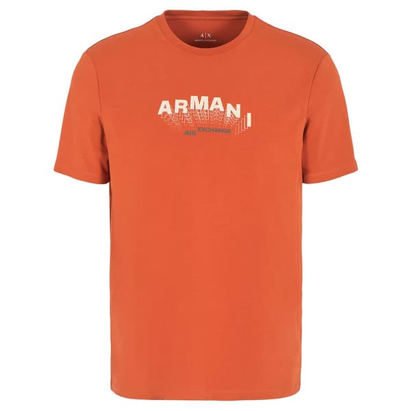 Armani Exchange 6dzthv-zje6z T-shirt Med Korte ærmer Orange S Mand