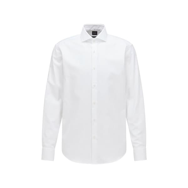 Boss P-joe Spread Skjorte Med Lange ærmer Hvid 46 / Regular Mand