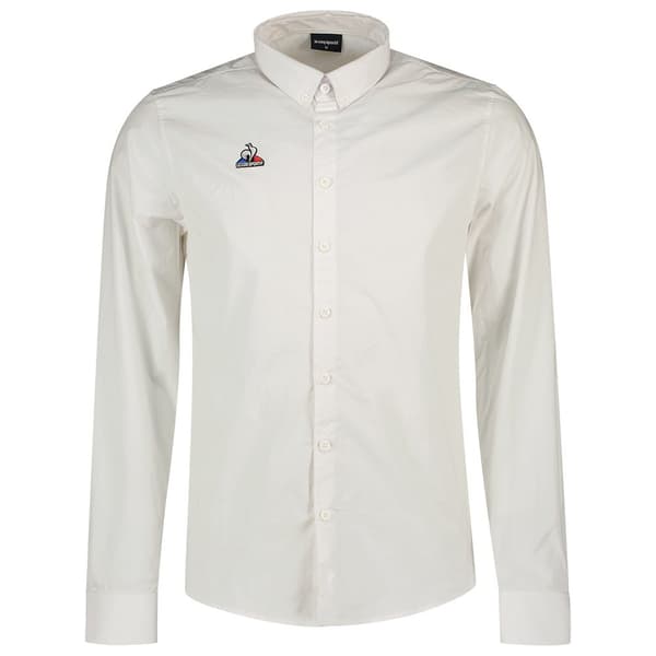Le Coq Sportif N°1 Presentation Skjorte Med Lange ærmer Hvid S Mand