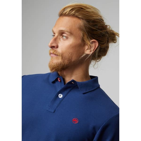Altonadock Embroidered Logo Kortärmad Polotröja Blå XL Man