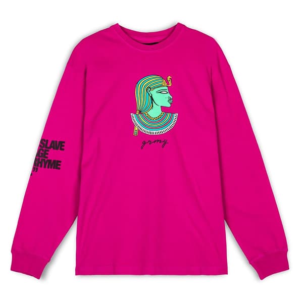 Grimey Iam T-shirt Med Lång ärm Lila M Man