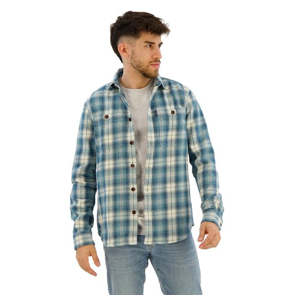 Superdry Vintage Check Skjorta Med Långa ärmar Blå S Man