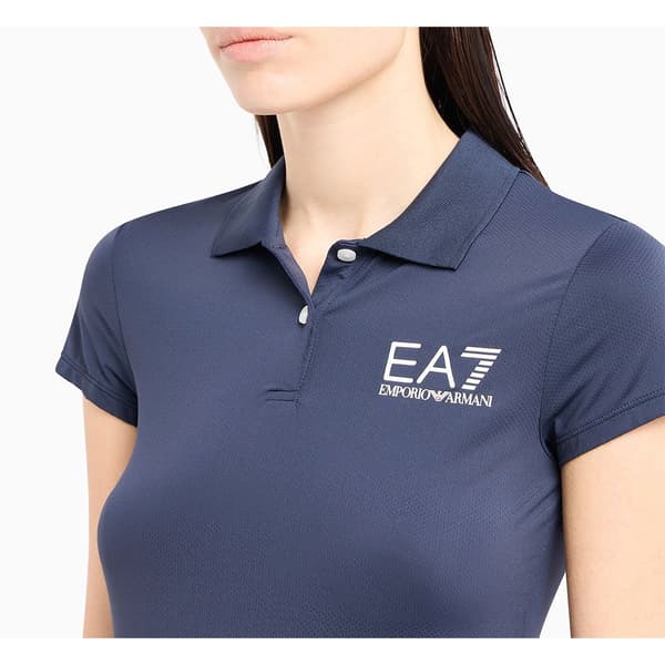 Ea7 Emporio Armani 8ntf70_tjemz Kortærmet Polo Blå 2XL Kvinde