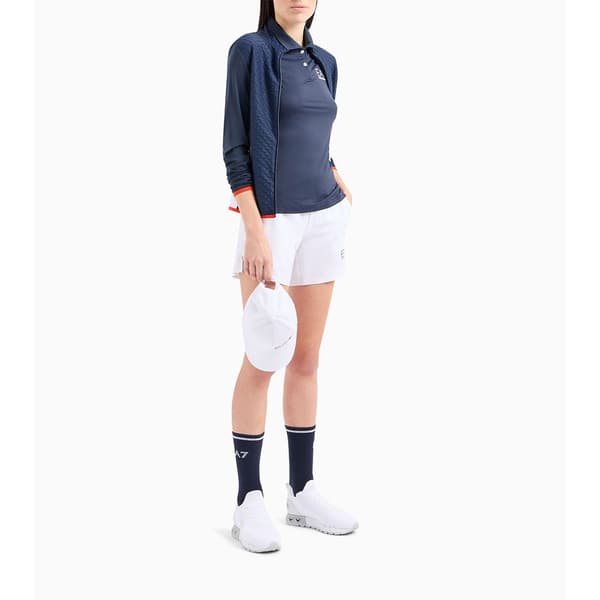 Ea7 Emporio Armani 8ntf70_tjemz Kortærmet Polo Blå 2XL Kvinde