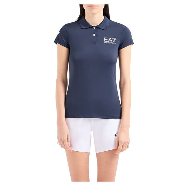 Ea7 Emporio Armani 8ntf70_tjemz Kortærmet Polo Blå 2XL Kvinde