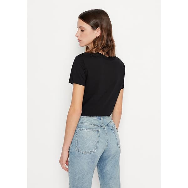 Armani Exchange 8nyt94_yj16z T-shirt Med Korte ærmer Sort XS Kvinde