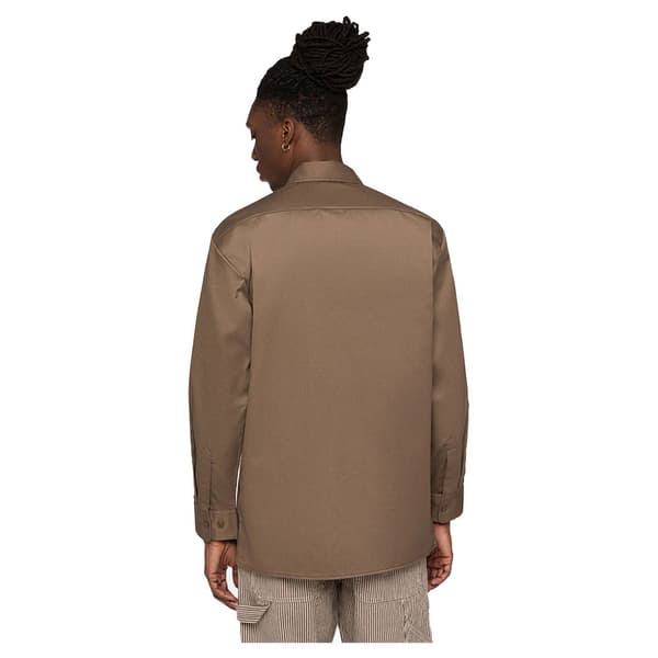 Dickies Rec Work Pitkähihainen Paita Ruskea M Mies