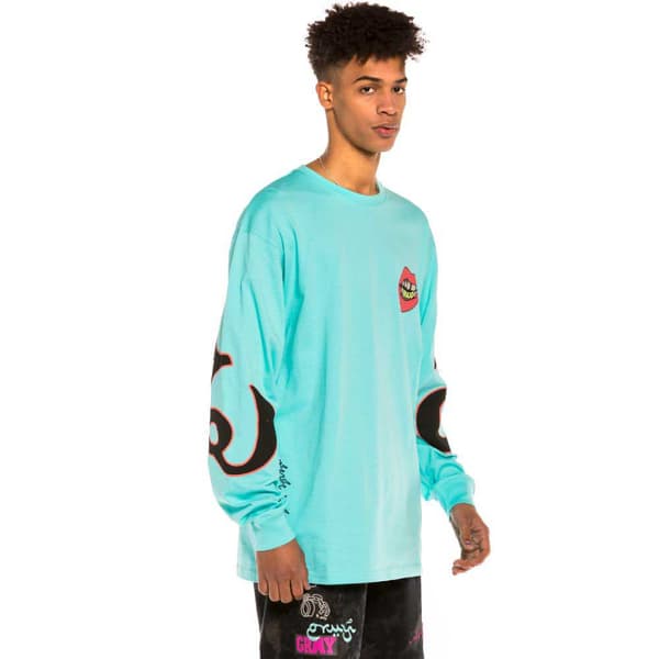 Grimey Day Dreamer T-shirt Med Lång ärm Blå M Man