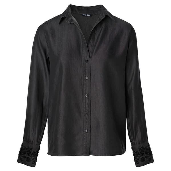 Salsa Jeans 21008676 Skjorta Svart XL Kvinna