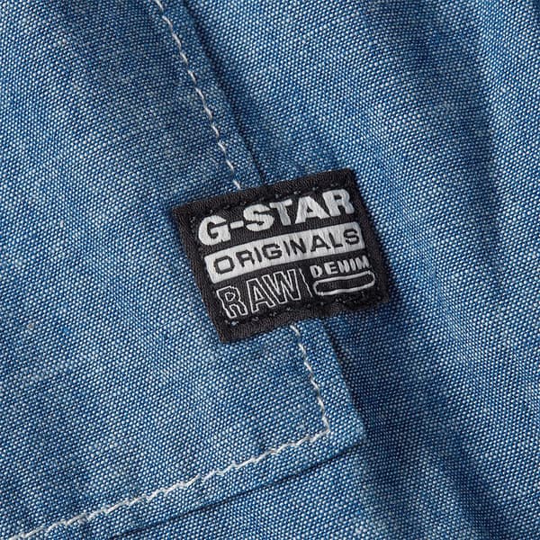 G-star Roamer Kortärmad Skjorta Blå L Kvinna