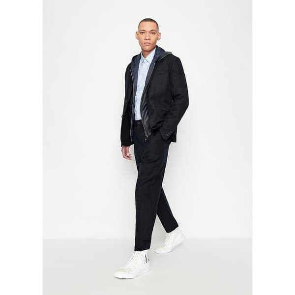 Armani Exchange 8nzcgb_z8anz Skjorta Med Långa ärmar Blå S Man
