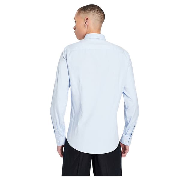 Armani Exchange 8nzcgb_z8anz Skjorta Med Långa ärmar Blå S Man