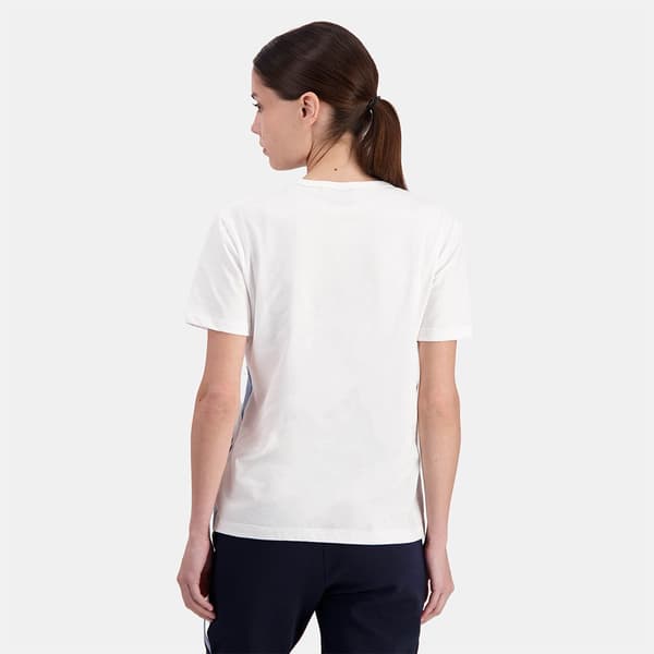 Le Coq Sportif Heritage N°2 Lyhythihainen T-paita Valkoinen L Nainen