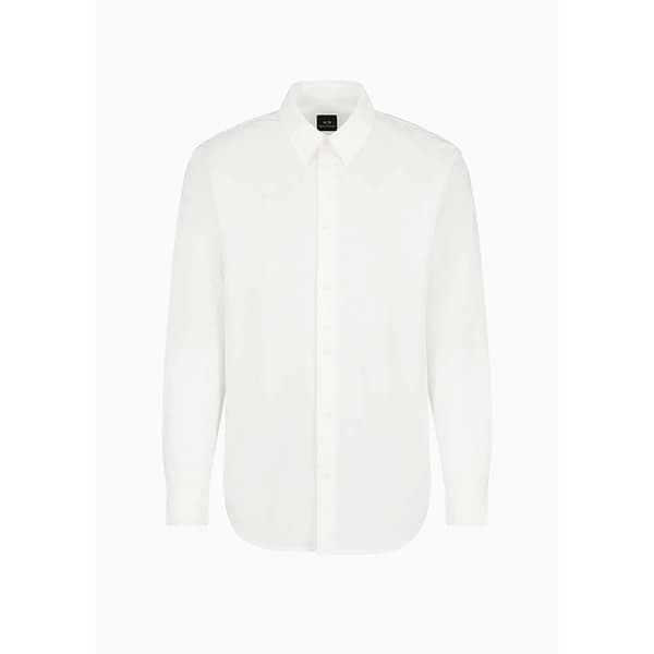 Armani Exchange 6dzcl1-zn5xz Skjorte Med Lange ærmer Hvid L Mand