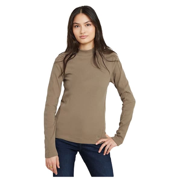 G-star D25033-d850 T-shirt Med Lång ärm Brun S Kvinna