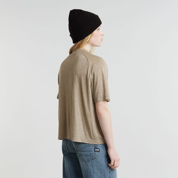 G-star Saddle T-shirt Med Korta ärmar Beige M Kvinna