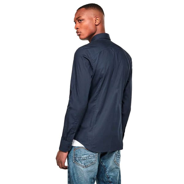 G-star Dressed Super Slim Skjorta Med Långa ärmar Blå 2XS Man