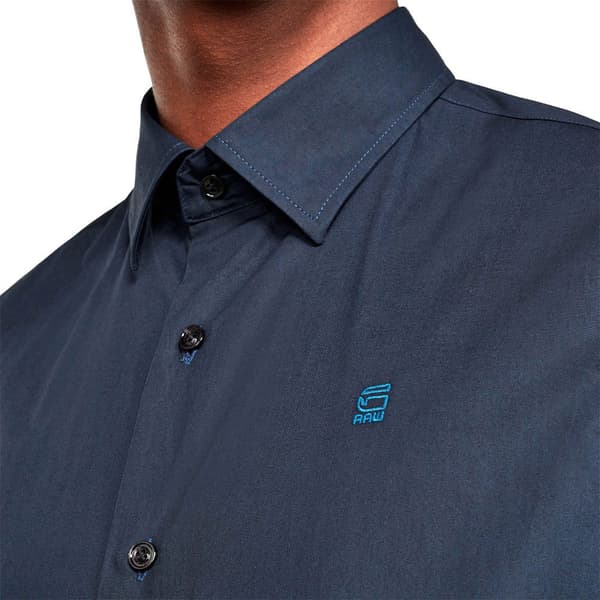 G-star Dressed Super Slim Skjorta Med Långa ärmar Blå 2XS Man