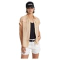 Miniatyrbillede 1 af 5: G-star Military Button Down Kortærmet Skjorte Beige XL Kvinde