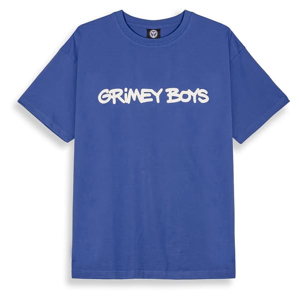 Grimey Boys Regular T-shirt Med Korta ärmar Blå L Man