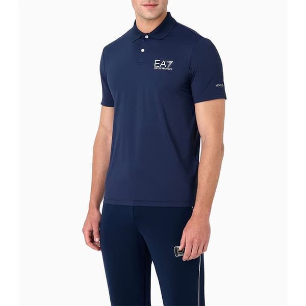 Ea7 Emporio Armani 8npf23 Kortärmad Polotröja Blå XS Man