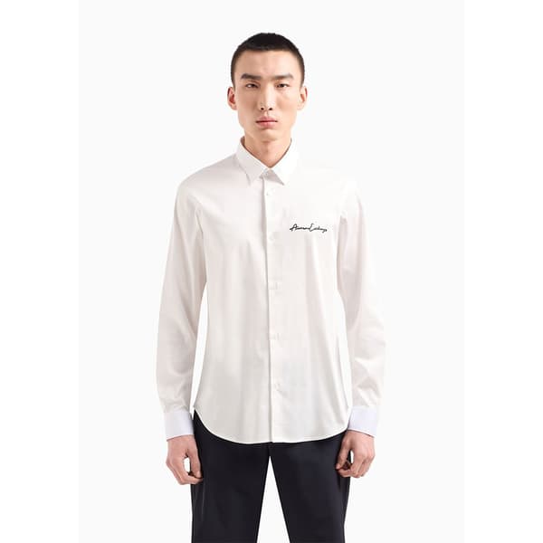 Armani Exchange 8nzc99 Pitkähihainen Paita Valkoinen S Mies