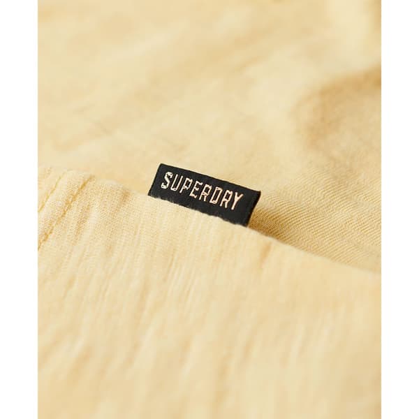 Superdry Neon Motor Graphic Fitted T-shirt Med Korta ärmar Gul S Kvinna