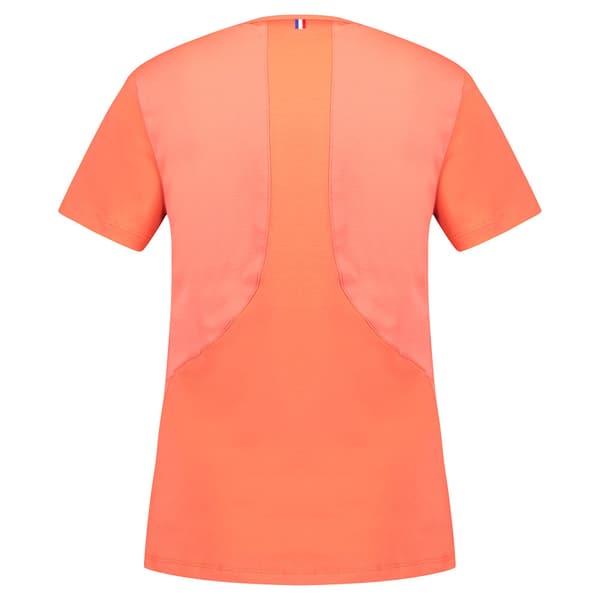 Le Coq Sportif Training N°1 T-shirt Med Korta ärmar Orange L Kvinna