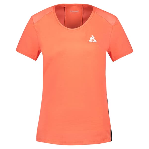 Le Coq Sportif Training N°1 T-shirt Med Korta ärmar Orange L Kvinna