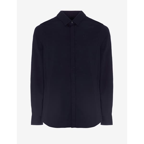 Armani Exchange 8nzcbd_zn10z Skjorte Med Lange ærmer Blå XS Mand
