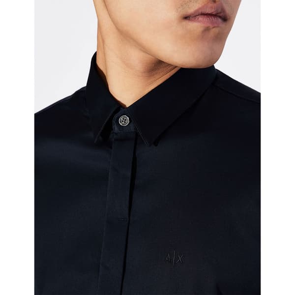 Armani Exchange 8nzcbd_zn10z Skjorte Med Lange ærmer Blå XS Mand