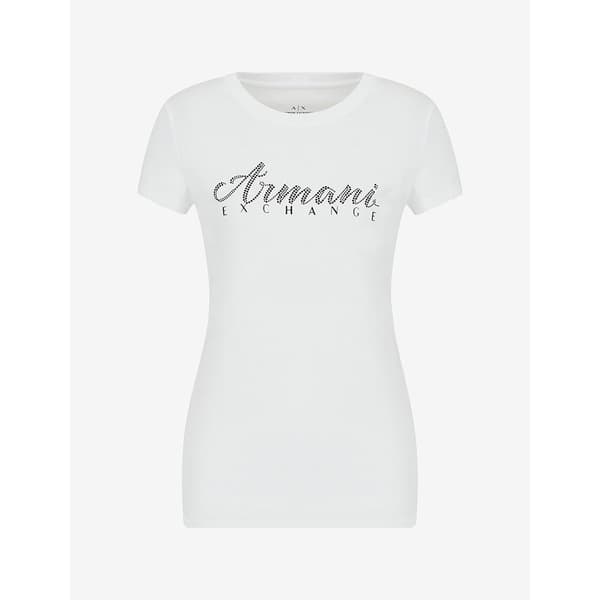 Armani Exchange 8nyt91_yjg3z T-shirt Med Korte ærmer Sort L Kvinde